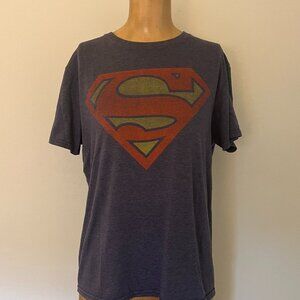 Distressed Superman T-Shirt - Adult Size Medium